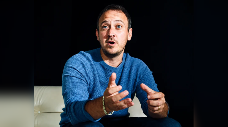 Ben Meiselas, MeidasTouch co-founder and civil rights attorney, speaking during an interview