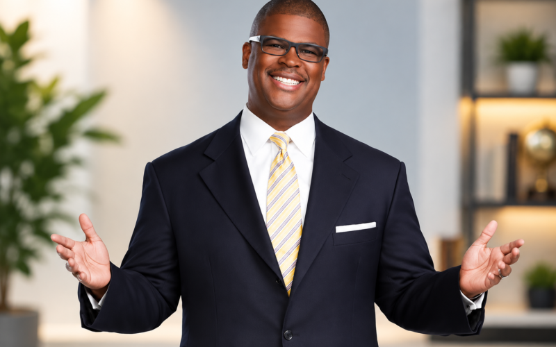 Charles Payne net worth 2026 – professional portrait in a suit and glasses