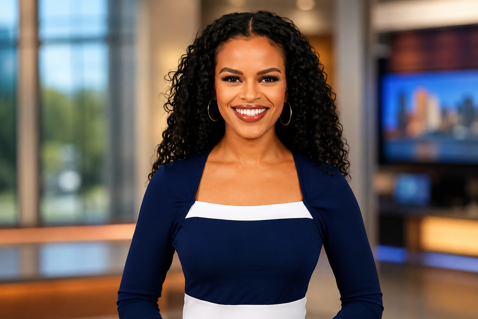 Sina Gebre-Ab net worth 2026 – smiling in a professional television journalist portrait