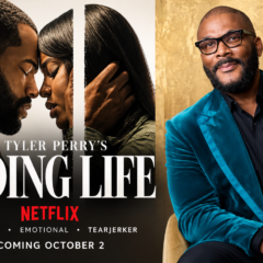 Tyler Perry’s Doing Life Netflix promotional poster featuring Tyler Perry and a couple